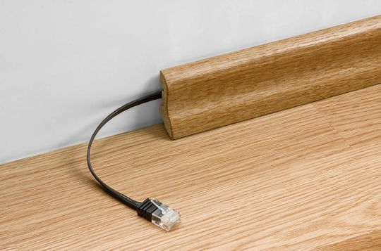 Goobay Flat U/UTP Cat.6 Καλώδιο Δικτύου Ethernet 10m Μπεζ 1τμχ 95881 - Image 2