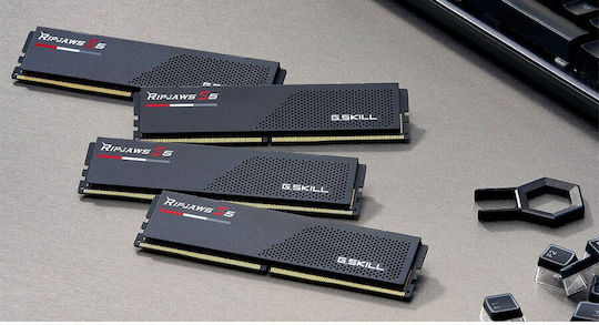 G.Skill Ripjaws S5 DDR5 RAM με 2x32GB Modules και Ταχύτητα 5600 για Desktop F5-5600J3636D32GX2-RS5K - Image 6