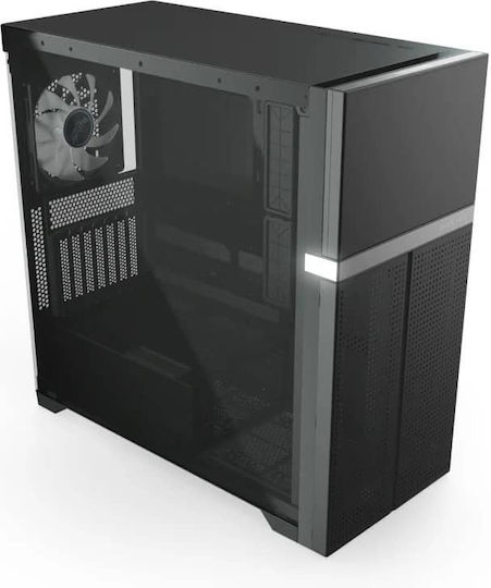 Valkyrie VK02 Lite Midi Tower Κουτί Υπολογιστή με Πλαϊνό Παράθυρο Μαύρο - Image 2