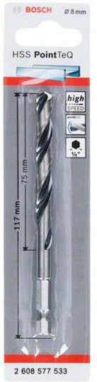 Bosch Τρυπάνι για Μέταλλο 8x117mm 6949509231482 - Image 2