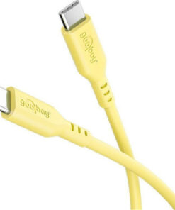 Goobay USB 2.0 Cable USB-C male - USB-C 60W Κίτρινο 1.5m 77742
