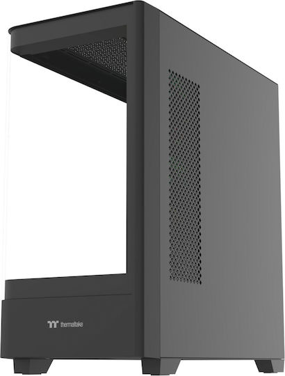 Thermaltake View 290 TG Gaming Micro Tower Κουτί Υπολογιστή με Πλαϊνό Παράθυρο και RGB Φωτισμό Μαύρο - Image 6