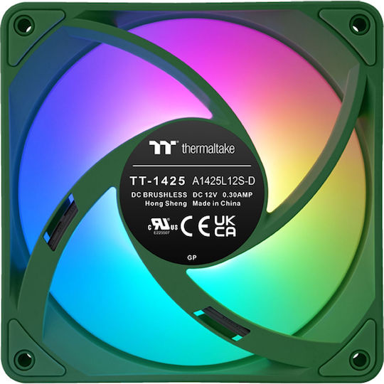Thermaltake CT140 EX Case Fan με ARGB Φωτισμό 3τμχ Πράσινο - Image 2