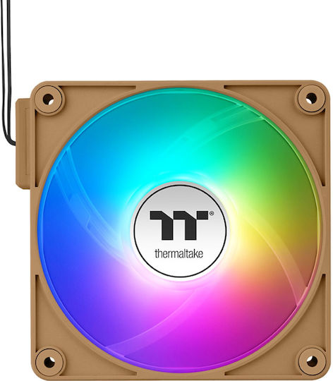 Thermaltake CT140 EX Reverse Case Fan με ARGB Φωτισμό και Σύνδεση 3-Pin / 4-Pin PWM 3τμχ Gravel Sand - Image 3