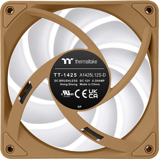 Thermaltake CT140 EX Reverse Case Fan με ARGB Φωτισμό και Σύνδεση 3-Pin / 4-Pin PWM 3τμχ Gravel Sand - Image 5