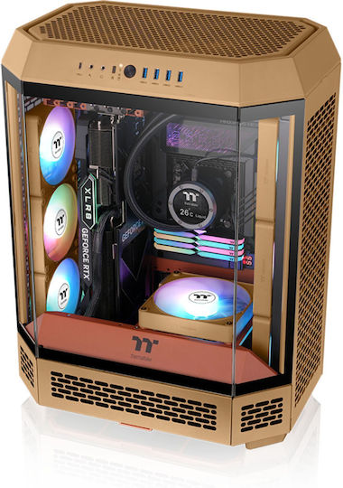 Thermaltake CT140 EX Reverse Case Fan με ARGB Φωτισμό και Σύνδεση 3-Pin / 4-Pin PWM 3τμχ Gravel Sand - Image 10