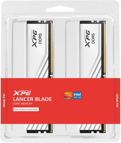Adata DDR5 64GB RAM με 2x32GB Modules και Ταχύτητα 5600 για Desktop AX5U5600C4632G-DTLABWH - Image 2