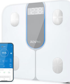 Renpho Elis 1c Smart Ζυγαριά 200kg με Λιπομετρητή & Bluetooth Λευκή