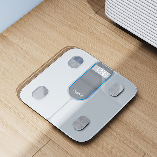 Renpho Elis 1c Smart Ζυγαριά 200kg με Λιπομετρητή & Bluetooth Λευκή - Image 3