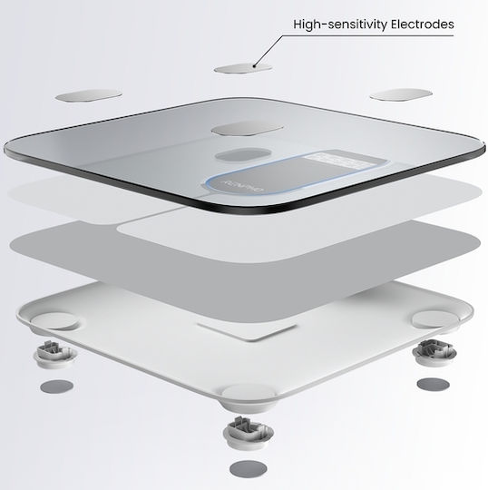 Renpho Elis 1c Smart Ζυγαριά 200kg με Λιπομετρητή & Bluetooth Λευκή - Image 5