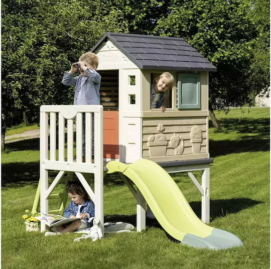 Smoby Παιδικό Σπιτάκι Κήπου House On Stilts με Τσουλήθρα 243x160x197εκ. 810802 - Image 2