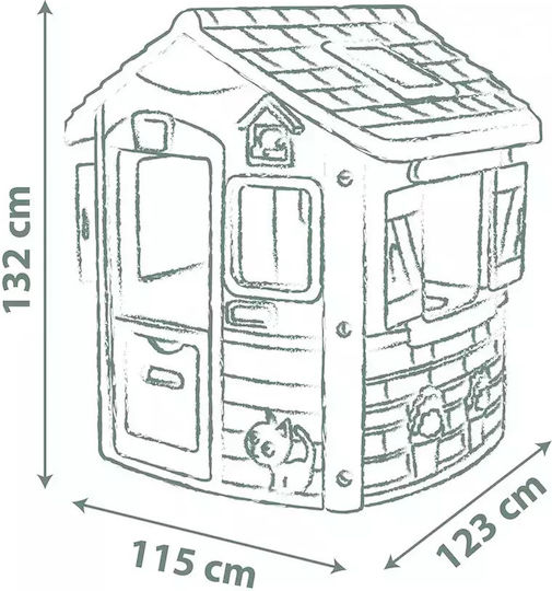 Smoby Παιδικό Σπιτάκι Κήπου Jura Lodge 123x115x132εκ. 810504 - Image 4