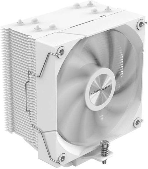 LC-Power Aera Ψύκτρα Επεξεργαστή για Socket AM4/AM5/1200/115x/1700 Λευκή