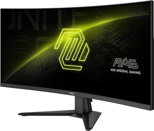 MSI MAG 346CQ Ultrawide VA HDR Curved Gaming Monitor 34" QHD 3440x1440 180Hz με Χρόνο Απόκρισης 1ms GTG - Image 3