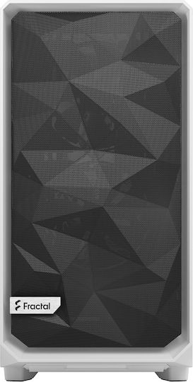 Fractal Design Meshify 2 Lite Midi Tower Κουτί Υπολογιστή με Πλαϊνό Παράθυρο White TG Clear Tint - Image 8