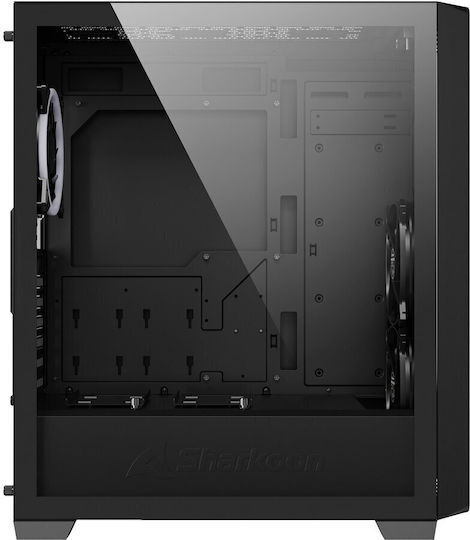 Sharkoon VS8 RGB Gaming Micro Tower Κουτί Υπολογιστή με Πλαϊνό Παράθυρο Μαύρο - Image 6
