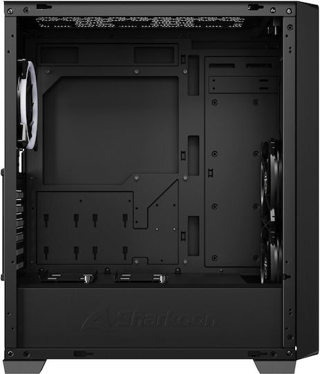 Sharkoon VS8 RGB Gaming Micro Tower Κουτί Υπολογιστή με Πλαϊνό Παράθυρο Μαύρο - Image 7