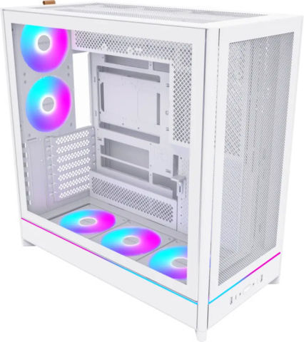 Montech HS01 PRO Gaming Midi Tower Κουτί Υπολογιστή με RGB Φωτισμό Λευκό - Image 7
