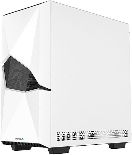 Deepcool Cyclops Midi Tower Κουτί Υπολογιστή με Πλαϊνό Παράθυρο Λευκό - Image 6