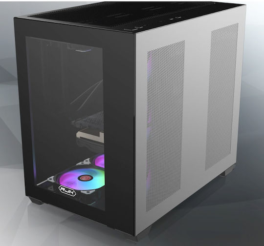 Raijintek Paean C7 TG4 Gaming Midi Tower Κουτί Υπολογιστή με Πλαϊνό Παράθυρο και RGB Φωτισμό Μαύρο - Image 7