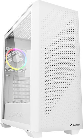 Sharkoon VS9 RGB Midi Tower Κουτί Υπολογιστή με Πλαϊνό Παράθυρο Λευκό - Image 7