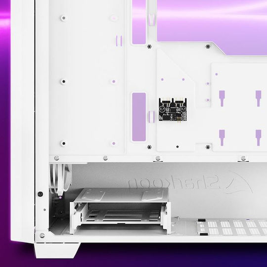 Sharkoon VS9 RGB Midi Tower Κουτί Υπολογιστή με Πλαϊνό Παράθυρο Λευκό - Image 10