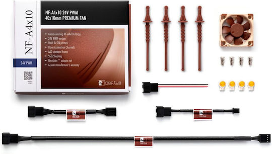 Noctua NF-A4X10 Case Fan 40mm με Σύνδεση 4-Pin PWM Καφέ - Image 6