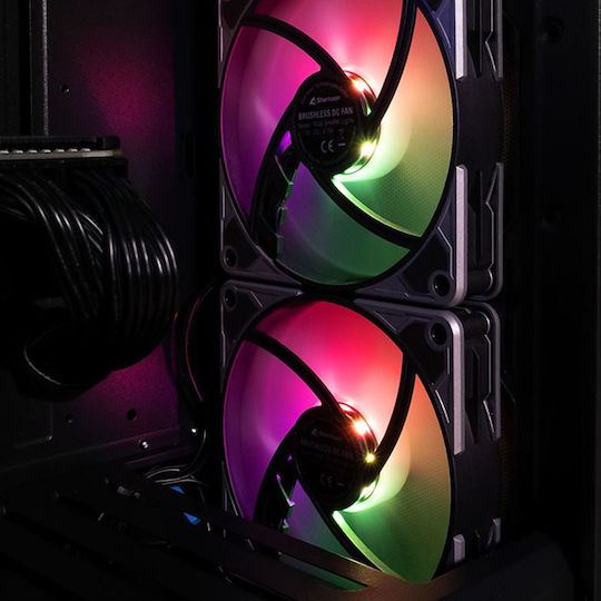 Sharkoon SilentStorm Case Fan 120mm με RGB Φωτισμό και Σύνδεση 4-Pin PWM - Image 6