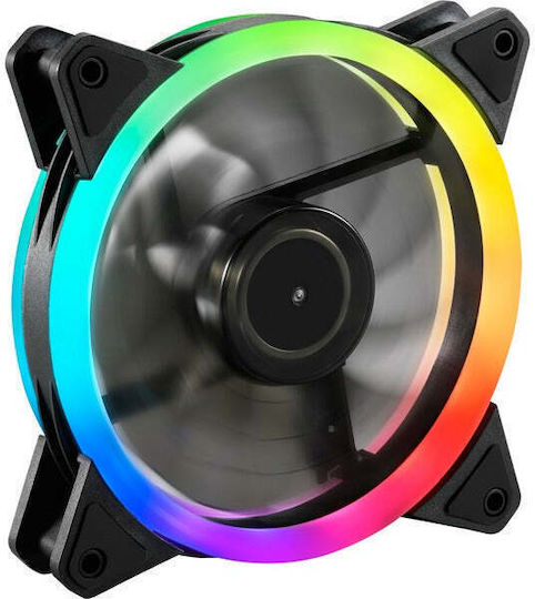 Sharkoon SHARK Blades PWM Case Fan 120mm με RGB Φωτισμό και Σύνδεση 3-Pin / 4-Pin - Image 5