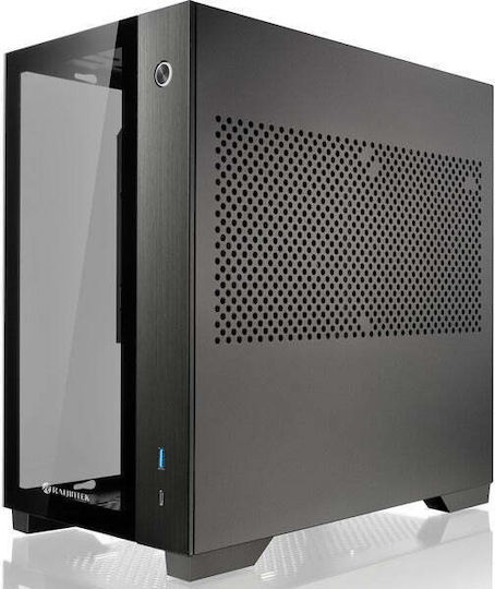 Raijintek Paean Mini Gaming Mini Tower Κουτί Υπολογιστή με Πλαϊνό Παράθυρο Μαύρο - Image 8