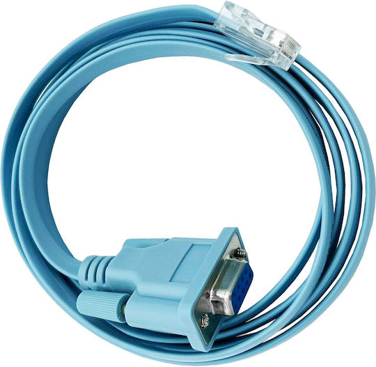 Cisco Καλώδιο RJ45 male σε RS232 9-pin female 1.8m (CAB-CONSOLE-RJ45) 1τμχ - Image 3