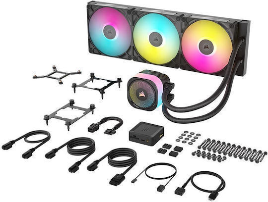 Corsair iCUE Link Titan 420 RX Υδρόψυξη Επεξεργαστή Τριπλού Ανεμιστήρα 140mm για Socket AM4/AM5/1700 με RGB Φωτισμό - Image 5
