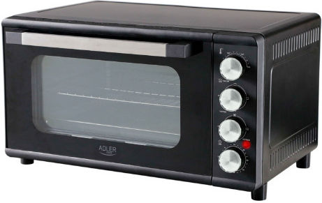 Adler AD 6030 Ηλεκτρικό Φουρνάκι 42lt Χωρίς Εστίες με Αέρα Μαύρο - Image 3