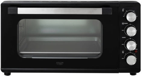 Adler AD 6030 Ηλεκτρικό Φουρνάκι 42lt Χωρίς Εστίες με Αέρα Μαύρο - Image 4