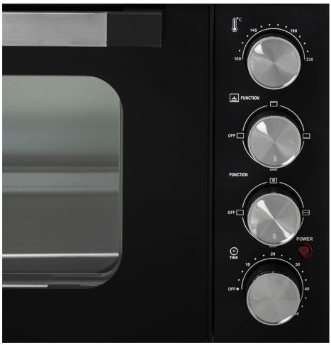 Adler AD 6030 Ηλεκτρικό Φουρνάκι 42lt Χωρίς Εστίες με Αέρα Μαύρο - Image 6