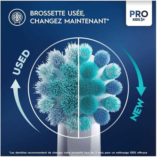 Oral-B Spiderman Ηλεκτρική Οδοντόβουρτσα για 3+ Χρονών Μπλε - Image 3