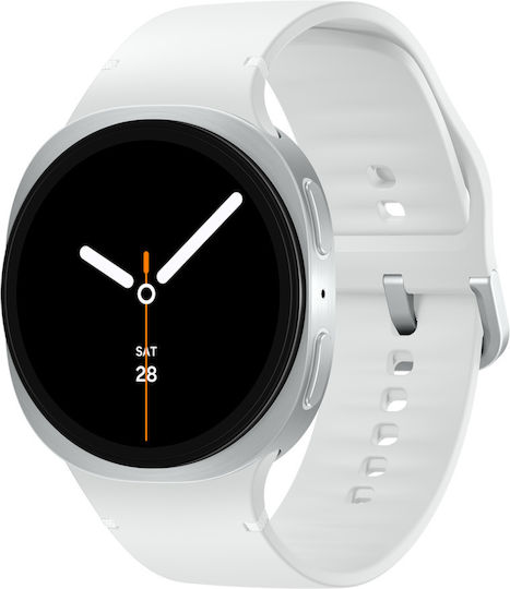 Samsung Galaxy Watch8 Aluminium 44mm Αδιάβροχο με Παλμογράφο (Ασημί) - Image 2