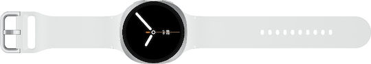 Samsung Galaxy Watch8 Aluminium 44mm Αδιάβροχο με Παλμογράφο (Ασημί) - Image 12