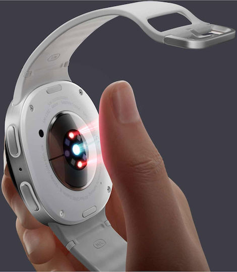 Samsung Galaxy Watch8 Aluminium 44mm Αδιάβροχο με Παλμογράφο (Ασημί) - Image 11
