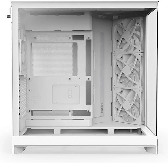 NZXT H9 Flow Gaming Midi Tower Κουτί Υπολογιστή με Πλαϊνό Παράθυρο Λευκό - Image 7