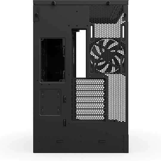 NZXT H9 Flow Midi Tower Κουτί Υπολογιστή με Πλαϊνό Παράθυρο Μαύρο - Image 5
