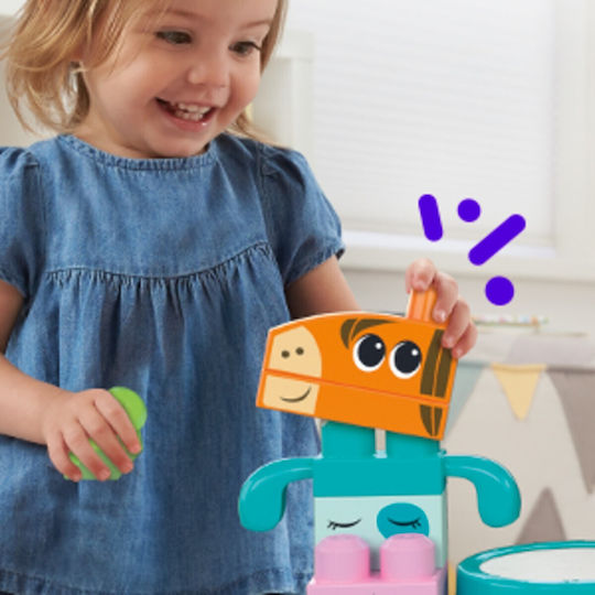 Mega Bloks Τουβλάκια Musical Farm Band για 1+ Έτους 40τμχ HPB46 - Image 7