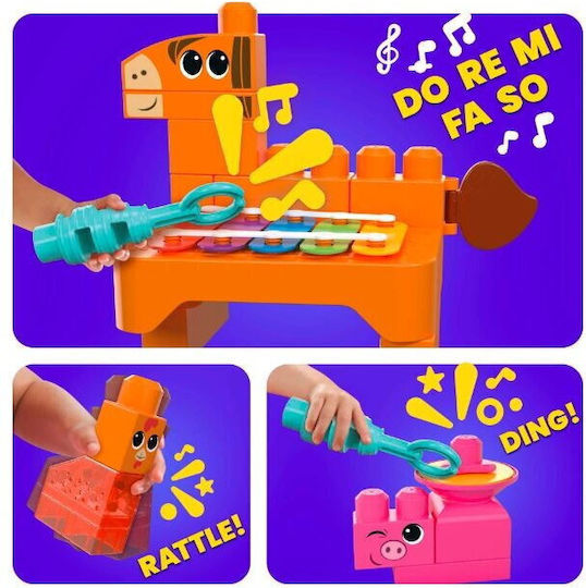 Mega Bloks Τουβλάκια Musical Farm Band για 1+ Έτους 40τμχ HPB46 - Image 11