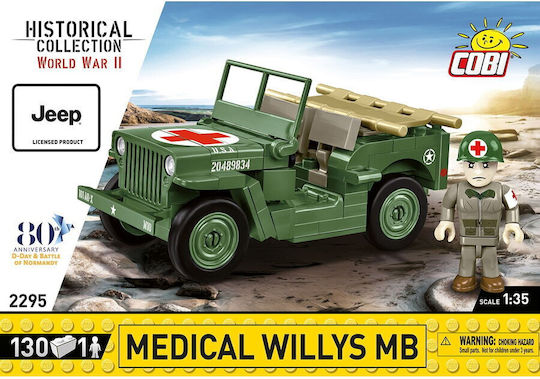 Cobi Τουβλάκια Medical Willys MB για 6+ Ετών 130τμχ - Image 9