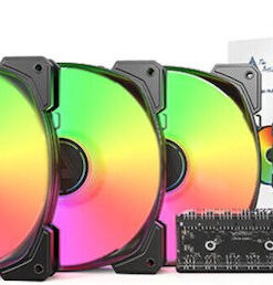 Montech HP140 Case Fan με ARGB Φωτισμό και Σύνδεση 4-Pin PWM 3τμχ