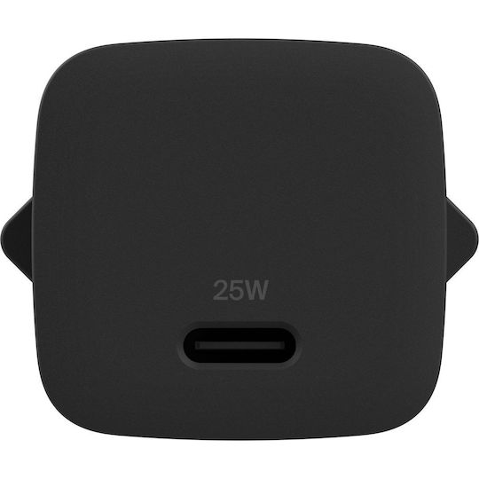 Belkin Φορτιστής με Θύρα USB-C και Καλώδιο USB-C - USB-C 25W Power Delivery Μαύρος (Boost Charge) - Image 2
