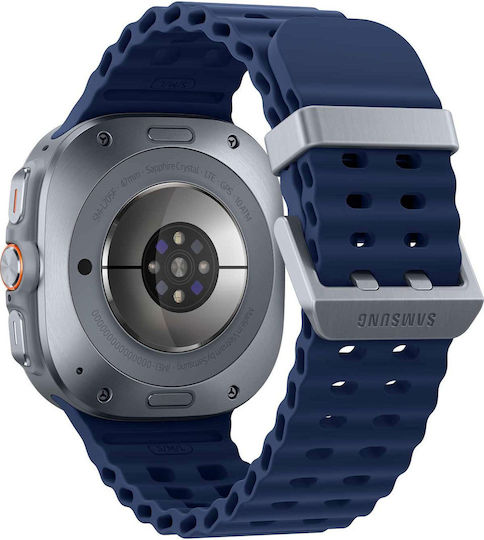 Samsung Galaxy Watch Ultra (2025) Titanium 47mm Αδιάβροχο με eSIM και Παλμογράφο (Μπλε) - Image 4