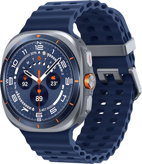 Samsung Galaxy Watch Ultra (2025) Titanium 47mm Αδιάβροχο με eSIM και Παλμογράφο (Μπλε) - Image 2