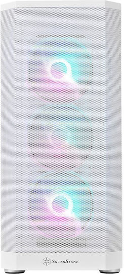 Silverstone Fara 514X Midi Tower Κουτί Υπολογιστή με Πλαϊνό Παράθυρο Λευκό - Image 2