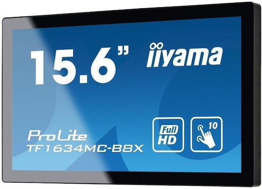 Iiyama POS Monitor ProLite 15.6" IPS με Ανάλυση 1920x1080 TF1634MC-B8X - Image 4